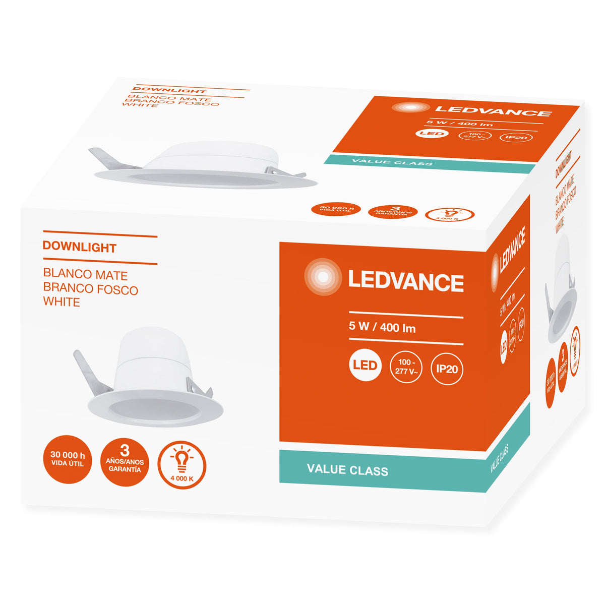 LEDVANCE® DOWNLIGHT PARA BOTE INTEGRAL