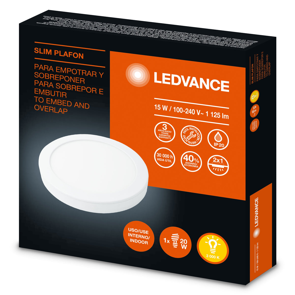 LEDVANCEÂ® SLIM PLAFON