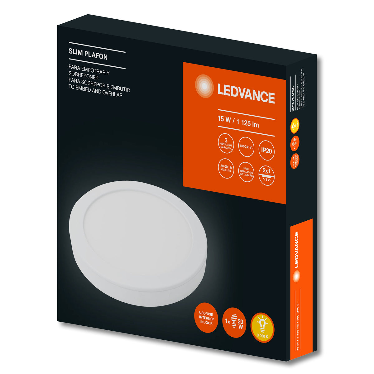 LEDVANCE® SLIM PLAFON