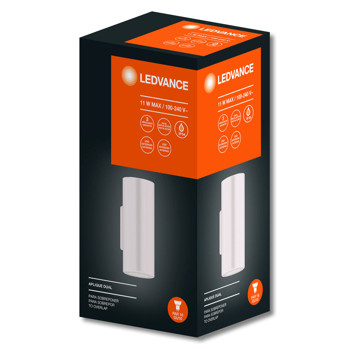 LEDVANCE® WALL LIGHT APLIQUE SINGLE & DUAL HOUSING