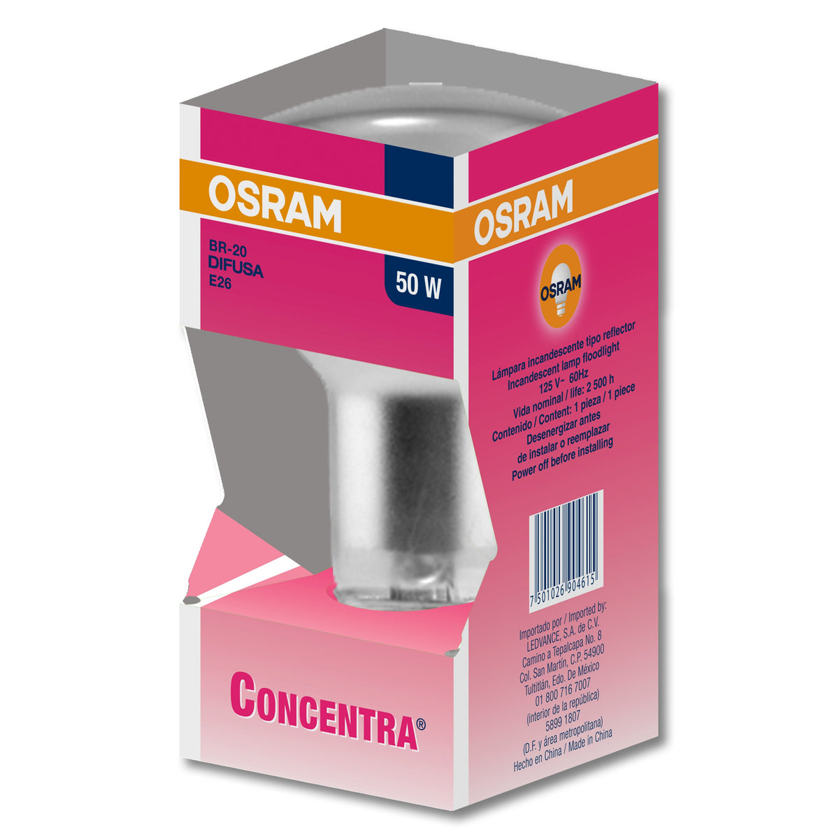 REFLECTORES USO INTERIOR INCANDESCENTES