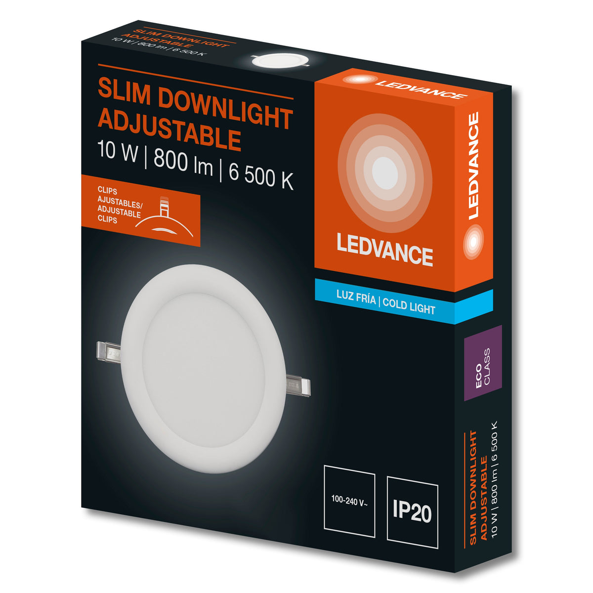 SLIM DOWNLIGHT ADJUSTABLE (PARA BOTE INTEGRAL)