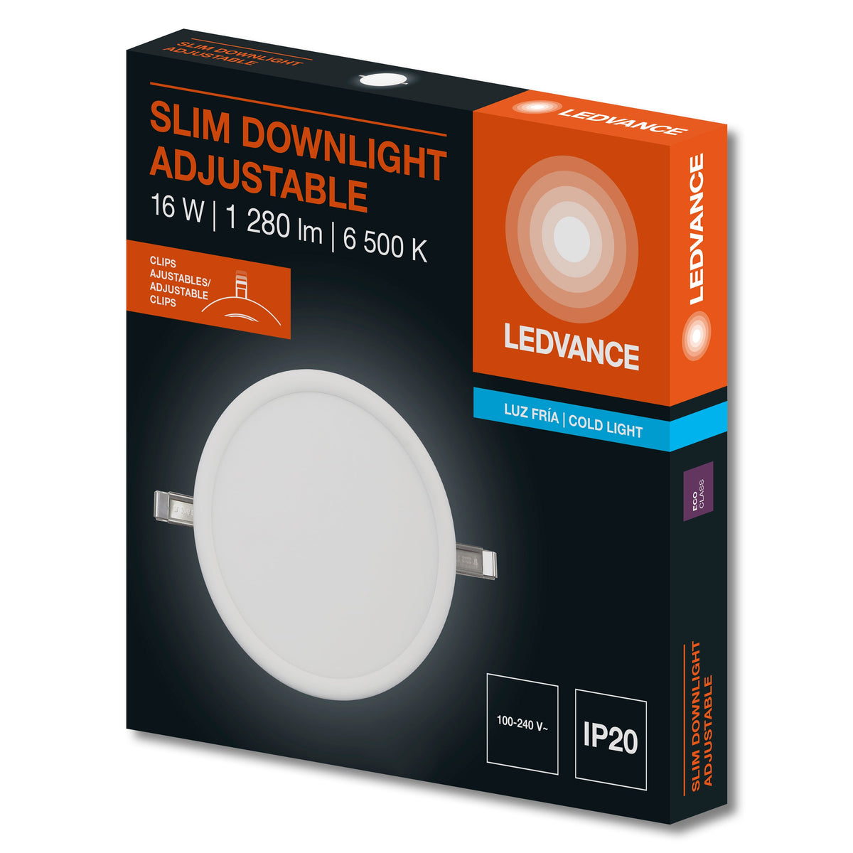 SLIM DOWNLIGHT ADJUSTABLE (PARA BOTE INTEGRAL)