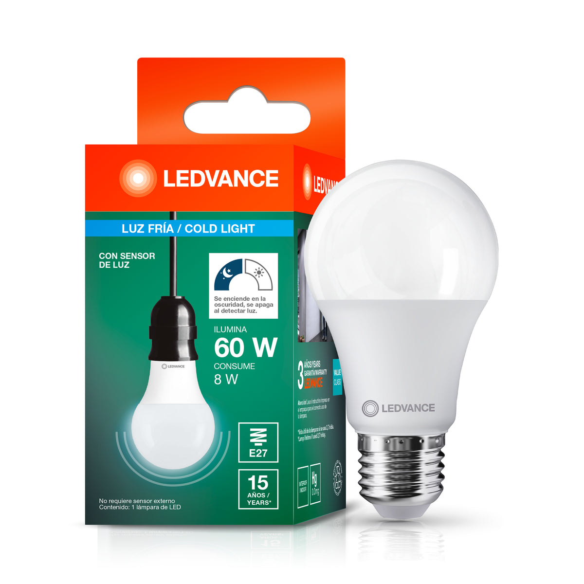 LED CON FOTOCELDA