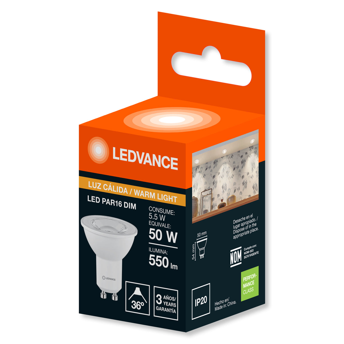 LED VALUE PAR16 DIM & IRC90