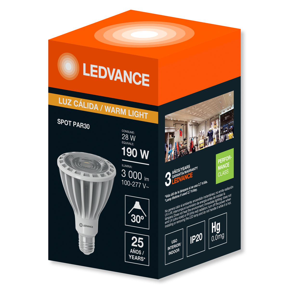 LED PERFORMANCE PAR30 HCI