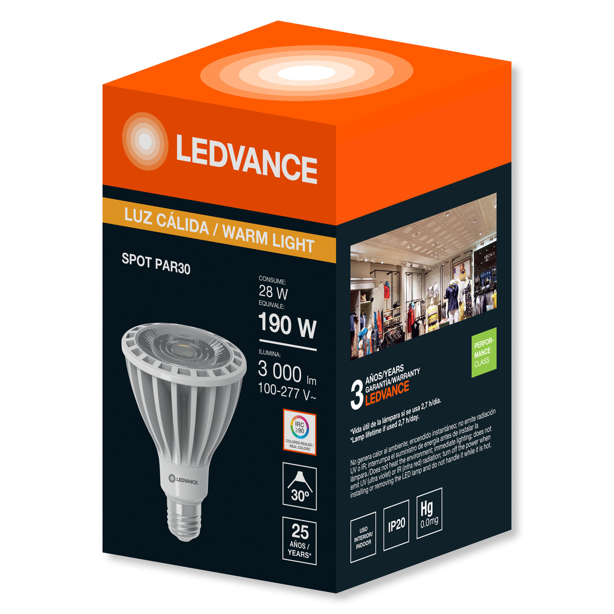 LED PERFORMANCE PAR30 HCI